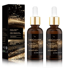 KUKSY Olavita Serum, botella negra, cuidado diario de la piel con firmeza.