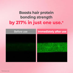 KUNDAL hair care routine step1 image shows easy daily use for healthy-looking hair