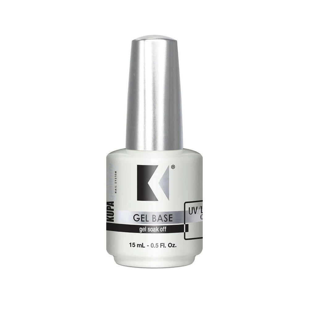 KUPA GelFinity gel base coat bottle for stronger adhesion and lasting nails.