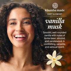 Kuumba Made Vanilla Musk, embalaje sostenible y ético