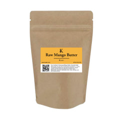 Kyabo Mango Butter raw virgin block closeup, pure unrefined base for moisturizers.