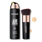 KYDA Spray de Base AirBrush muestra base aerografica suave con SPF 35 para tono Natural Beige 220