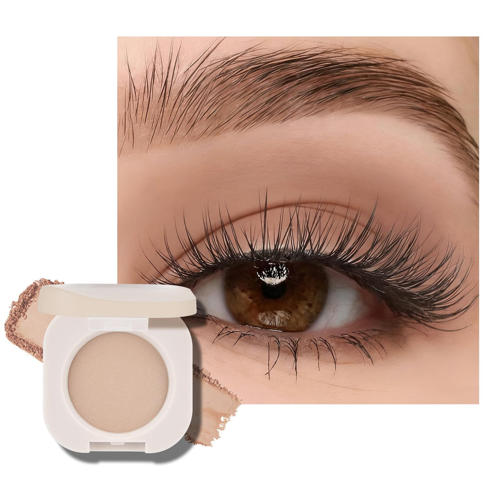 KYDA sombra mate tono té con leche, aplicación suave para look natural