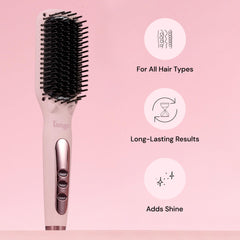 L'ANGE HAIR Le Vite in-use on dry hair for quick styling.