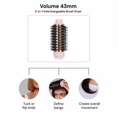 L'ANGE HAIR 65mm teardrop attachment for versatile styling