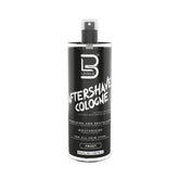 L3 Level 3 After Shave bottle pour showing hydrating finish