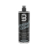 L3 Level 3 bottle displaying post-shave hydration and refreshing aroma.