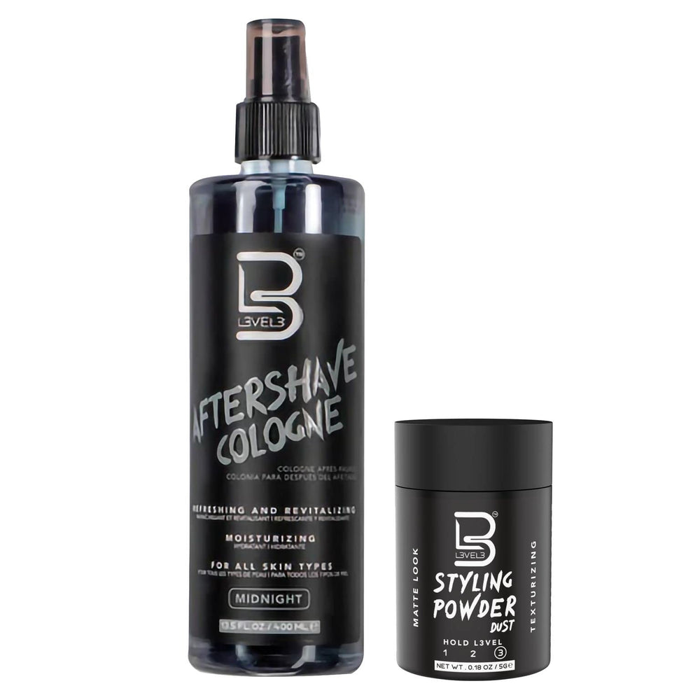 L3 Level 3 after-shave spray bottle delivers a refreshing post-shave feel.