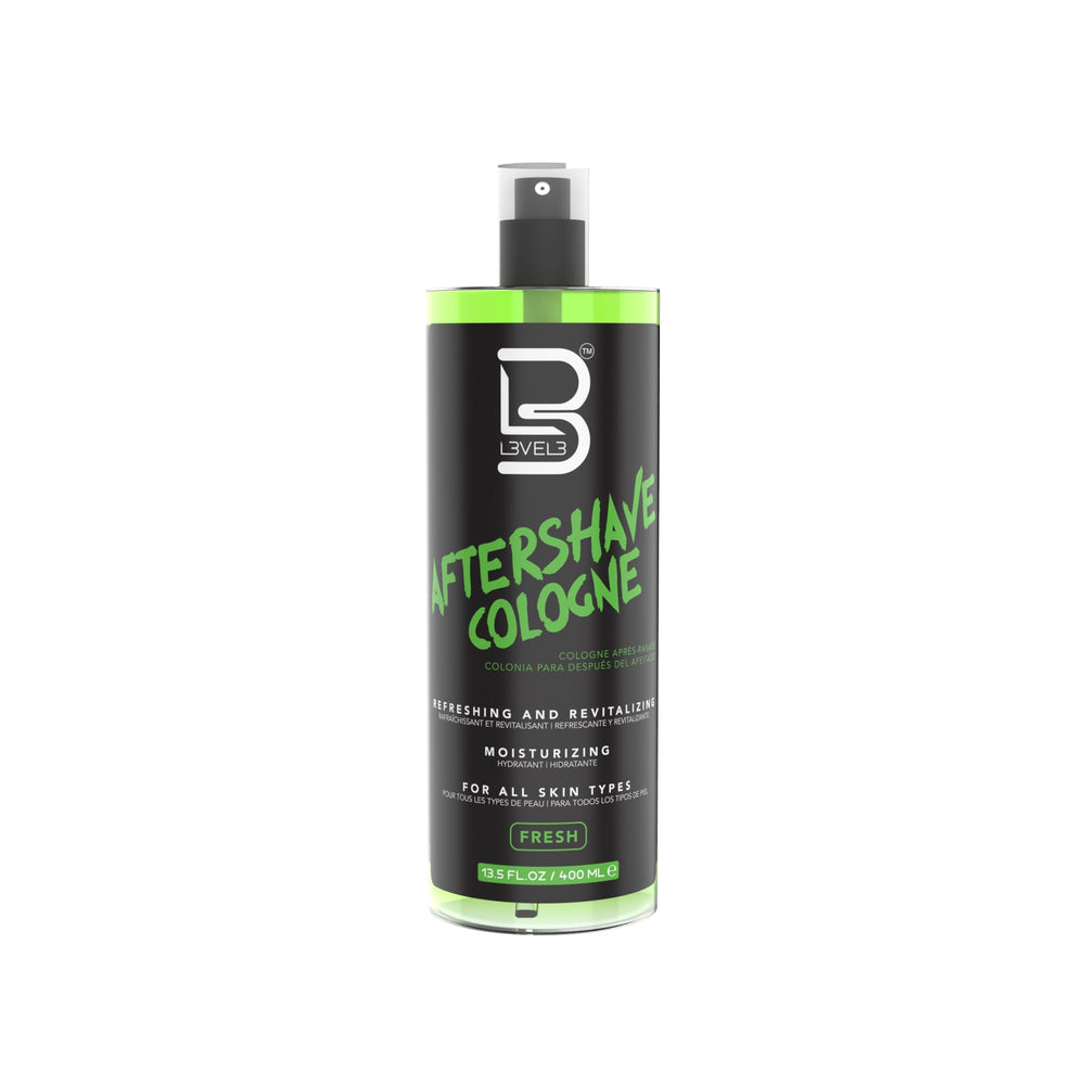 L3 Level 3 aftershave bottle front view shows premium moisturizing spray.