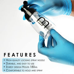 L3 Level 3 powder spray bottle in use delivering precise powder finish