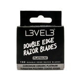 L3 platinum-coated double-edge blade delivers precise shaving for daily use.