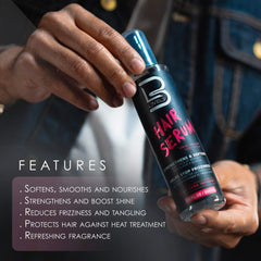 L3 Level 3 Hair Serum, textura sedosa, aporta brillo y sedosidad al cabello.