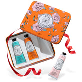 La Chatelaine Gardenia hand cream trio tin for deep hydration