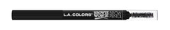 L.A. COLORS Browie Wowie Brow Pencil negro: spoolie para difuminar y dar forma.