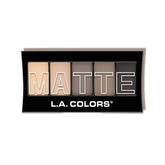 L.A. COLORS Nude Suede: paleta de sombras mate para looks neutros duraderos