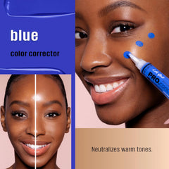 L.A. Girl Glide Gel Eyeliner Blue GC997 smoky look after smudge