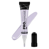 LA Girl HD Pro.Conceal Lavender Corrector with brush tip for precise under-eye placement
