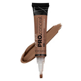 L.A. Girl Pro Conceal HD Dark Cocoa bottle showing crease-resistant coverage.