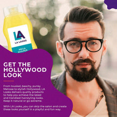L.A. Looks Mega Shaper 9 Hold cap detail emphasizing easy application
