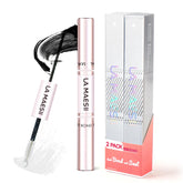 La Maesii Lash Bond & Seal 2in1 glue applicator shows precise bond application for strong hold.