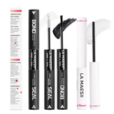 La Maesii Lash Cluster Glue bottle for secure, long-lasting extensions.