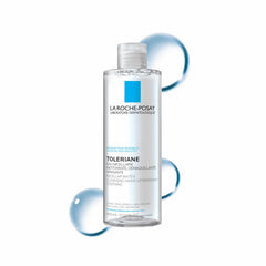La Roche-Posay Agua Micelar en botella para limpieza suave para piel sensible.