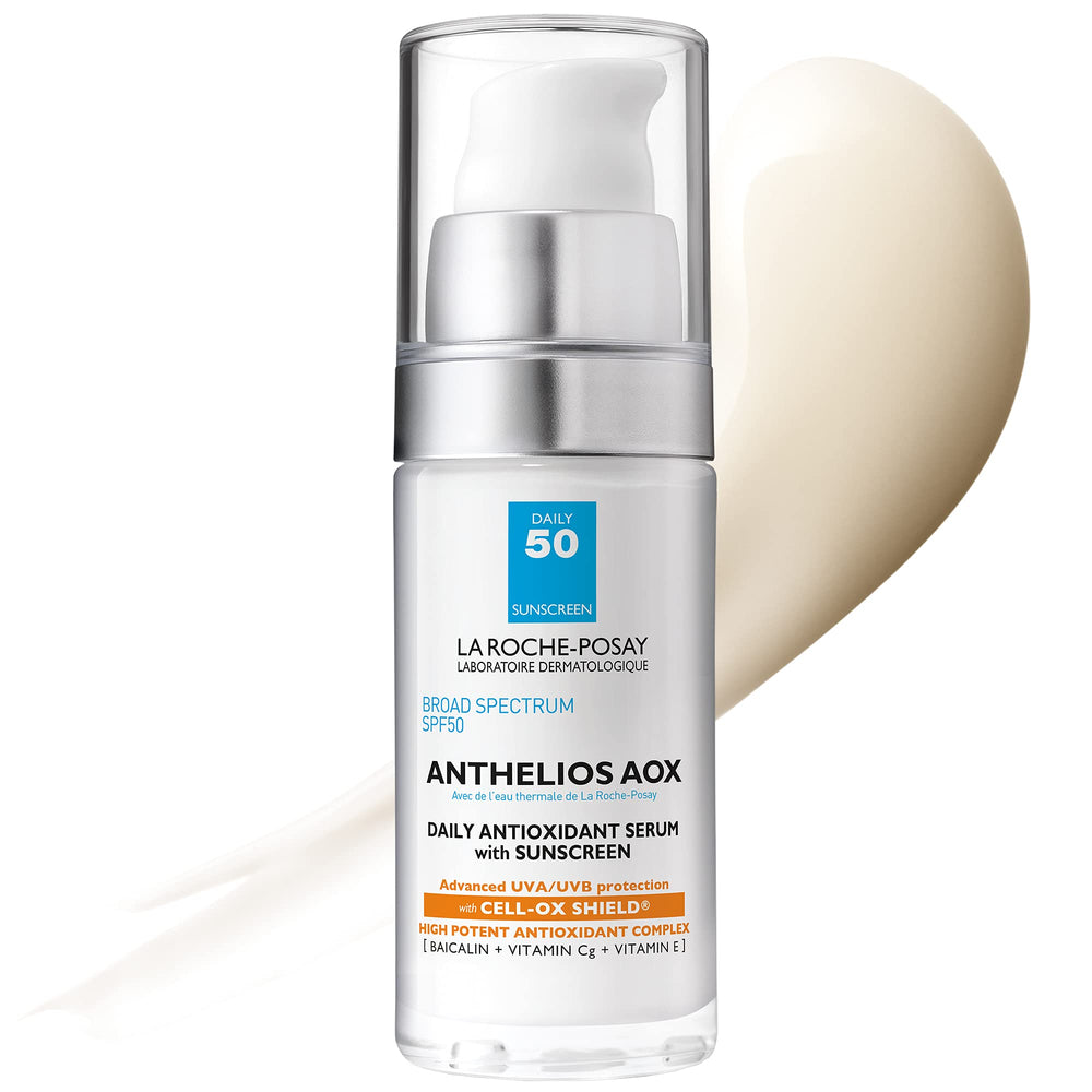 La Roche-Posay Anthelios AOX SPF 50 bottle front view for daily sun protection.