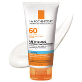 La Roche-Posay Anthelios cooling water sunscreen on the face for refreshing protection