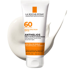 La Roche-Posay Anthelios Melt-In Milk bottle close-up with broad spectrum protection