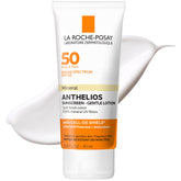 La Roche-Posay Anthelios Mineral Sunscreen bottle shows mineral filters for gentle protection.