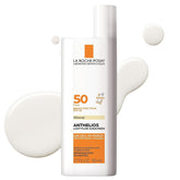 La Roche-Posay Anthelios mineral sunscreen bottle offering daily SPF 50 protection.