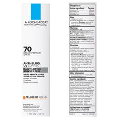 Anthelios UV Correct sunscreen tube close-up showing lightweight, non-greasy finish