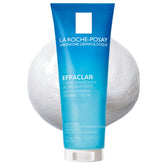 La Roche-Posay Effaclar deep cleansing foaming cleanser bottle pour reduces oiliness for fresh skin.