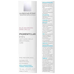 Pigmentclar helps brighten blue and brown dark circles around the eyes.