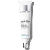 La Roche-Posay Pigmentclar eye cream with metal applicator cools and soothes the eye area.