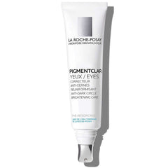 La Roche-Posay Pigmentclar eye cream with metal applicator cools and soothes the eye area.