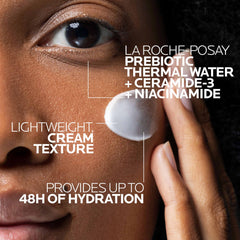 La Roche-Posay Prebiotic Thermal Water image highlights skin microbiome balance.