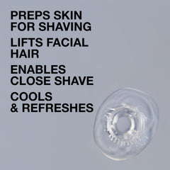 Beard and facial hair lifted for a closer electric shave with Lab Series.