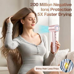 Labiim hair dryer with drying modes and LED display for precise tuning.