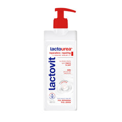 Lactovit Lactourea Leche Corporal - botella de 400 ml para hidratación duradera.