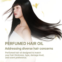 LA'DOR Aplicación Aceite Perfume Cabello Osmanthus, uso preciso y nutrición ligera.