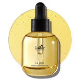 La'DOR perfume-aceite para cabello dañado con brillo sedoso.