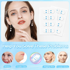 LadPemo Tiras invisibles para contorno facial: elevación suave y natural.