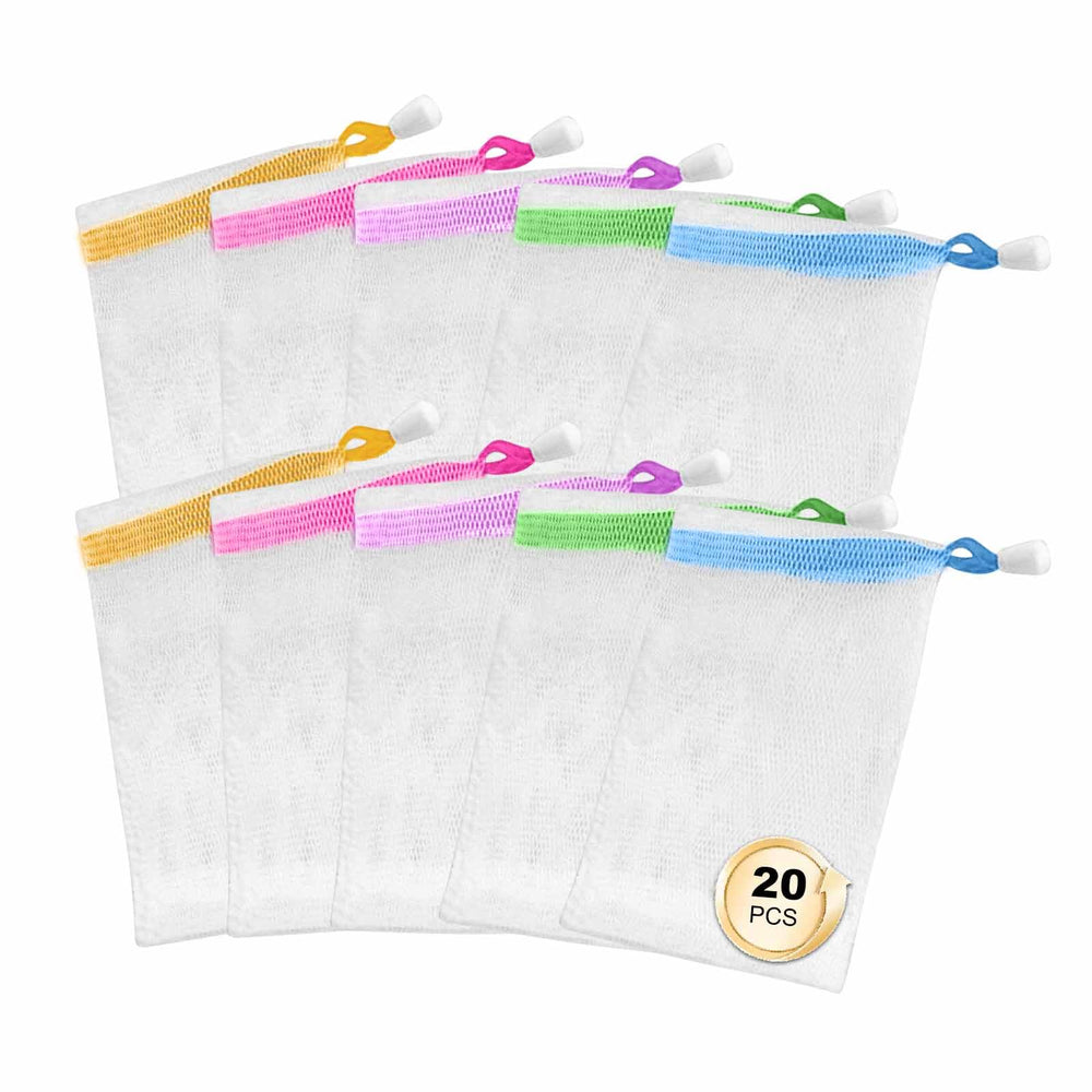 Lagincig bolsas de jabón 20 uds con apertura amplia para jabones grandes