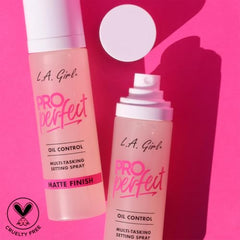 L.A. Girl Pro Perfect Setting Spray GFS200: acabado mate y fijación del maquillaje