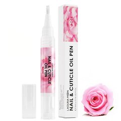 Lagunamoon pluma de aceite de cutícula rosa para uñas suavemente hidratadas.