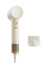 Laifen MINI hair dryer demonstrates a compact design for on-the-go styling.