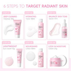 Laikou Japón Sakura suero nutritivo: ilumina y suaviza sin engrasar