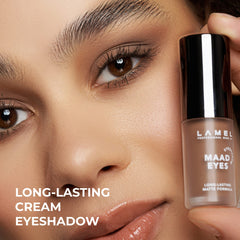 LAMEL creamy base swatch showing smooth texture for blending