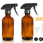 LANBEAUTIFY 8 oz amber glass spray bottles protecting liquids from light
